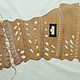 Leather corset, braided belt, bracelets. Corsets. Jackets of genuine leather  Sofalee (sofalee). My Livemaster. Фото №4