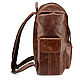 Order Leather backpack 'Hannibal' (brown wax). Russian leather Guild. Livemaster. . Backpacks Фото №3