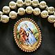 Винтаж: Винтажная брошь, деколь. Броши винтажные. Vintage_jewelry_nsk (Ольга и Светлана). Интернет-магазин Ярмарка Мастеров.  Фото №2