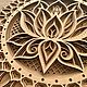 Арт панно на стену, панно настенное, мандала. Панно. панно, панели, часы LASER WOOD. Ярмарка Мастеров.  Фото №4