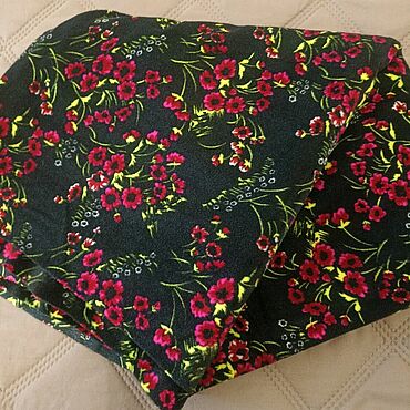 Винтаж ручной работы. Ярмарка Мастеров - ручная работа Велюр отрез ткани СССР. Handmade.