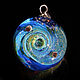 Pendant ball galaxy Portal. Lampwork Glass Universe Space. Pendants. Olga Bukina Cosmic glass. Online shopping on My Livemaster.  Фото №2