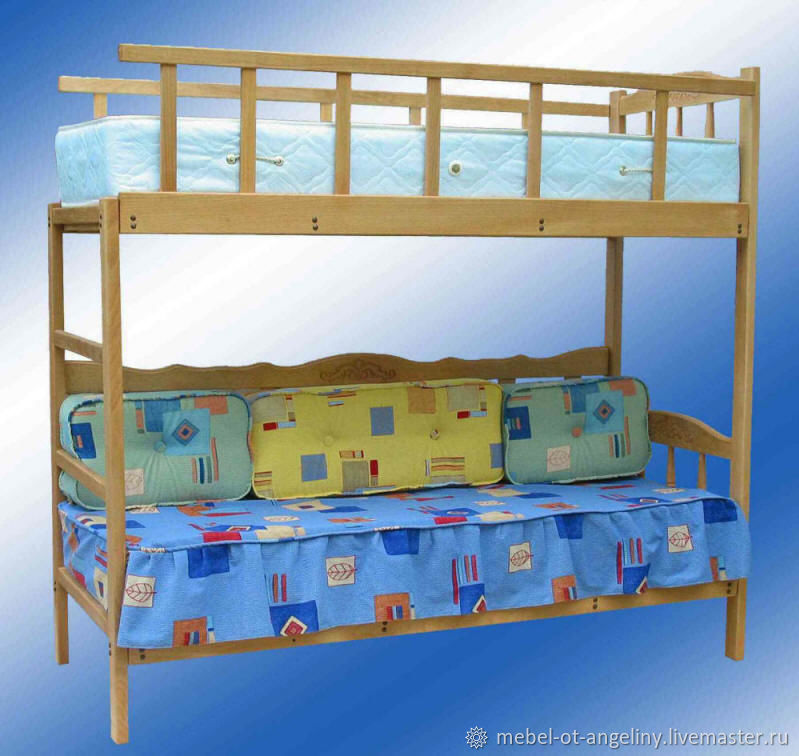 Кровать двухъярусная комфорт 2