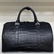 Сумки и аксессуары handmade. Livemaster - original item Travel / sports bag made of crocodile belly, premium.. Handmade.