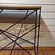 Консольный стол лофт GEOMETRY black. Консоли. SLIVA wood deco. Ярмарка Мастеров.  Фото №5
