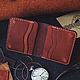 Leather cardholder with RIPPLE magnets, Cardholder, St. Petersburg,  Фото №1
