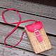Сумка плетеная с красным, Классическая сумка, Краснодар,  Фото №1