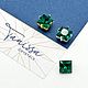 Кристалл квадрат Square Emerald, 6мм, Tanissa Crystals, СТ319. Кристаллы. Tanissa Hobby (Танисса Хобби). Интернет-магазин Ярмарка Мастеров.  Фото №2