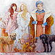 Картина маслом по фото на заказ "Семейный портрет", Картины, Астрахань,  Фото №1