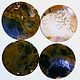 Agate with dendrites (round cabochons, d-63 and d-65 mm) Kazakhstan,Charly. Cabochons. Stones of the World. My Livemaster. Фото №5