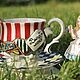 Porcelain tea pair 'Drink me'. Single Tea Sets. KASTdecor. My Livemaster. Фото №6