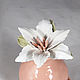 Aroma diffuser White Lily. Aromatic diffusers. Elena Zaychenko - Lenzay Ceramics. Online shopping on My Livemaster.  Фото №2