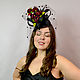 Order Hat with a veil ' Roses'. Novozhilova Hats. Livemaster. . Hats1 Фото №3