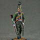 Tin soldier 54 mm. in the painting. ekcastings. Private Guard, Model, St. Petersburg,  Фото №1