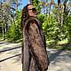 Заказать Шуба из меха енота с роскошным дизайном. Stylish mink. Ярмарка Мастеров. . Шубы Фото №3