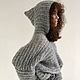 Свитер мохеровый оверсайз с капюшоном. Свитеры. SoSimple handknit. Ярмарка Мастеров.  Фото №4