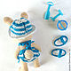 Набор для Sylvanian families: На море!. Одежда для кукол. Елена Иванова (WhiteRacoon). Ярмарка Мастеров.  Фото №5