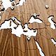 Карта мира деревянная Exclusive Walnut 180x108 см. Карты мира. Александр (Mybestbox). Интернет-магазин Ярмарка Мастеров.  Фото №2
