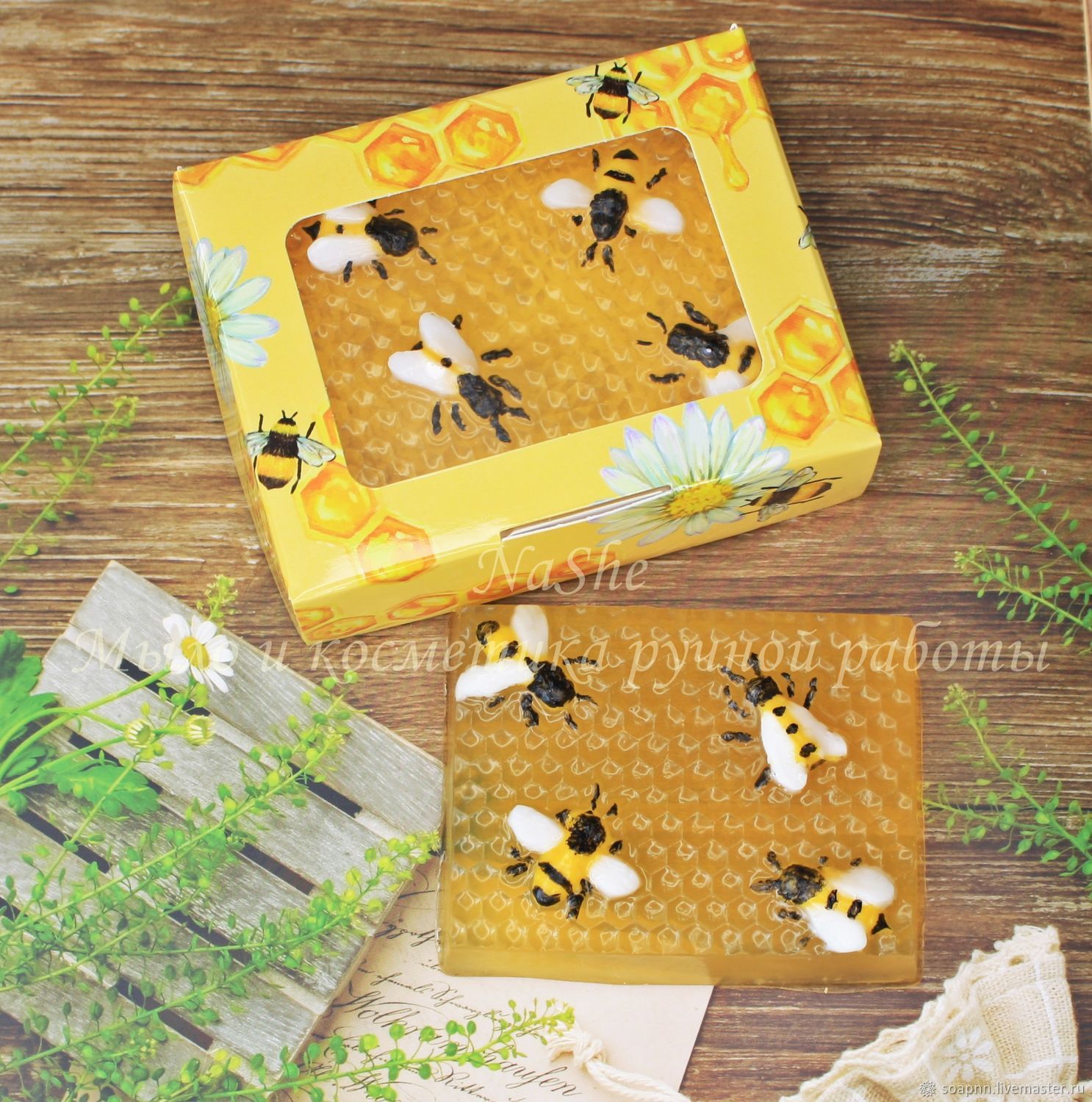 Handmade soap 'Bee', Soap, Lomonosov,  Фото №1
