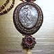 Заказать Кулон с кистью Keepsake. Пыльная роза. Пепел розы. Золотистый. Олеся (zimorodok). Ярмарка Мастеров. . Подвеска Фото №3