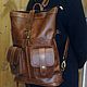 Backpack-leather bag 67, Backpacks, St. Petersburg,  Фото №1