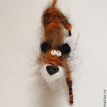 Куклы и игрушки ручной работы. Ярмарка Мастеров - ручная работа Тигр малый. Handmade.