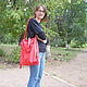 Bag 'Ivany' red, Classic Bag, Balakovo,  Фото №1