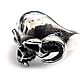 Кольцо из серебра D-skull ARR28-05. Кольца. Blacksilver. Интернет-магазин Ярмарка Мастеров.  Фото №2