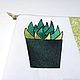 Сумка косметичка на молнии Кактус пэчворк Подарок свекрови. Косметички. Personalized gifts Bags & backpacks (bobrovajahatka). Ярмарка Мастеров.  Фото №4
