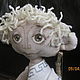 Интерьерная текстильная кукла, Тыквоголовка, Москва,  Фото №1