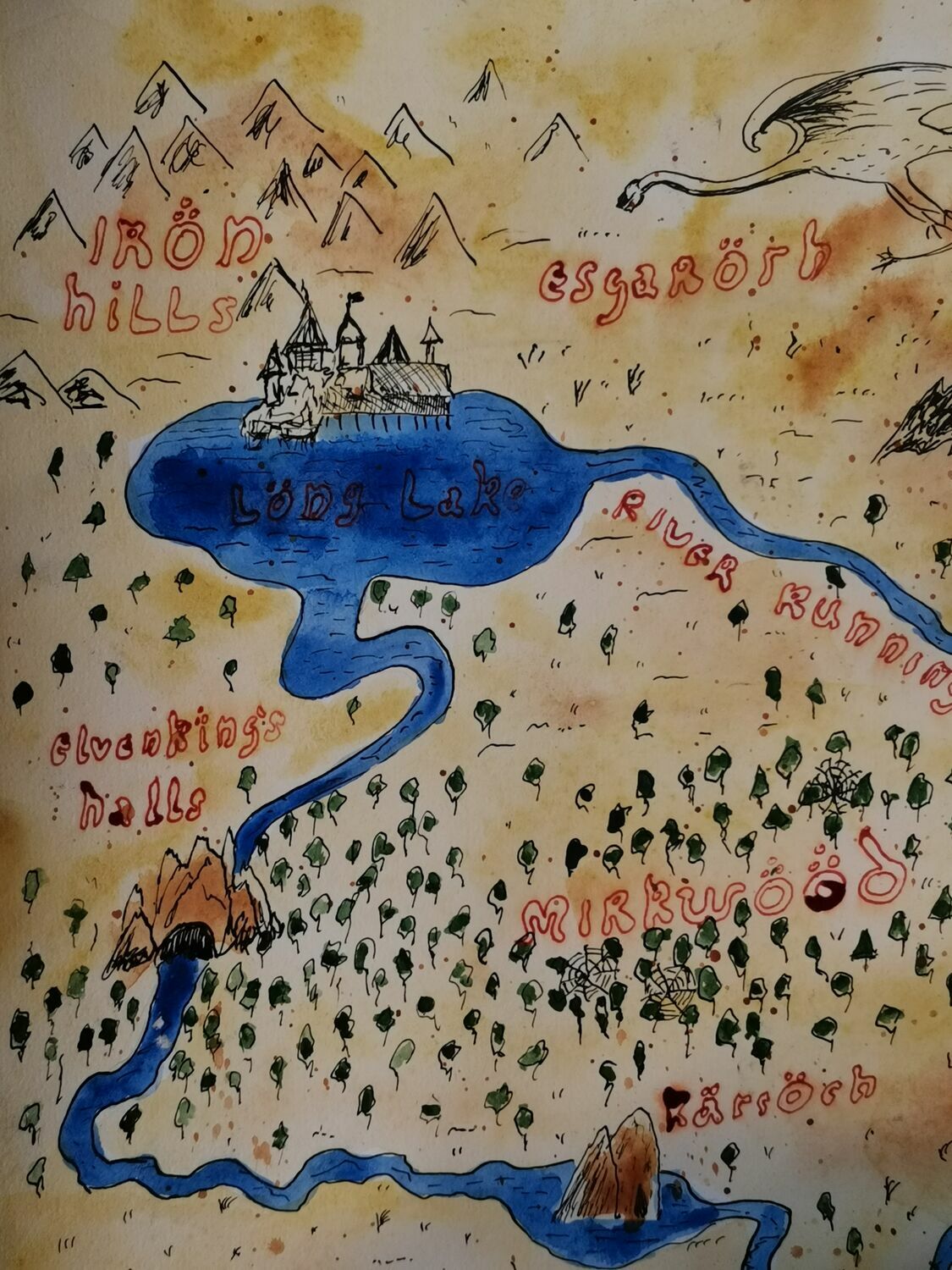 Путешествие бильбо карта