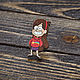Wooden icon Gravity falls, Badge, Moscow,  Фото №1