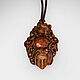 Кулон ручной работы с камнем сердолик, Лиса. Кулон. PSYCHE | Украшения | Кулоны | Броши. Ярмарка Мастеров.  Фото №11