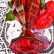 'Moser'.  Magnificent ruby vase-cup. Vintage interior. Imperia. Online shopping on My Livemaster.  Фото №2