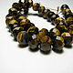 Tiger Eye faceted rondel 10mm. Beads1. Elena (luxury-fittings). Online shopping on My Livemaster.  Фото №2