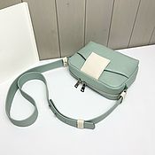 Сумки и аксессуары handmade. Livemaster - original item Lilu handbag made of genuine leather with a pocket for storing glasses. Handmade.