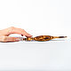 Деревянный крючок для вязания 4.5 мм. из кедра K269. Крючки. ART OF SIBERIA. Интернет-магазин Ярмарка Мастеров.  Фото №2