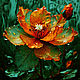 Фотокартина Волшебный цветок в зеленых тонах, Фотокартины, Петрозаводск,  Фото №1