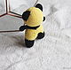 The little Panda in a yellow coat. Stuffed Toys. ToysAndToys. Online shopping on My Livemaster.  Фото №2