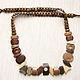 Beads 'Suprematism is inspired by' wooden, long. Necklace. art-o-bus. Online shopping on My Livemaster.  Фото №2