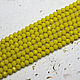 Order Beads 60 pcs faceted 4/3 mm Yellow opaque. agraf. Livemaster. . Beads1 Фото №3
