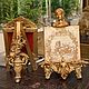 Винтаж: Мини этюды - визитки - декор дома. Предметы интерьера винтажные. Venezia-dekor. Ярмарка Мастеров.  Фото №9