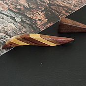 Материалы для творчества handmade. Livemaster - original item A pair of vintage wooden pendants. Handmade.