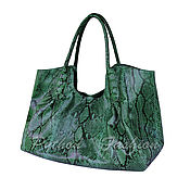 Сумки и аксессуары handmade. Livemaster - original item Bag leather Python CLEMENS. Handmade.