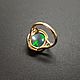 Ring: Kaleidoscope opal ring, gold, diamonds. Rings. EdGems jewerly. My Livemaster. Фото №5