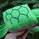 Order Turtle from the game Minecraft. Turtle Minecraft.  Minecraft. Knitted toys & Wood products. Livemaster. . Stuffed Toys Фото №3