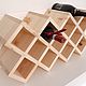 Wine rack 'Sota' for 14 bottles in the color of wood, Shelving, Moscow,  Фото №1