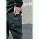 Брюки мужские из конопли канвас Hemp Elastic Pant 2 Garment Dyed. Брюки мужские. VÄN Studio. Ярмарка Мастеров.  Фото №6