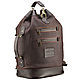 Leather backpack ' sachet '(dark brown crazy), Backpacks, St. Petersburg,  Фото №1