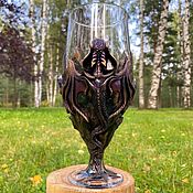 Посуда handmade. Livemaster - original item Handmade beer glass with natural stones. Handmade.